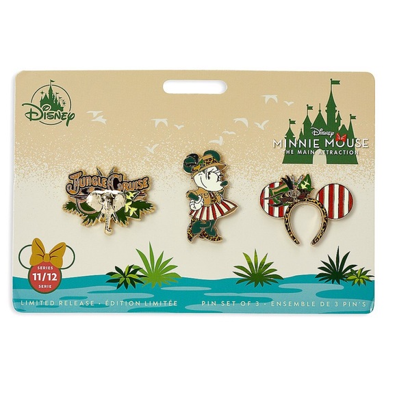 Disney Other Minnie Mouse Main Attraction Jungle Cruise Pin Set